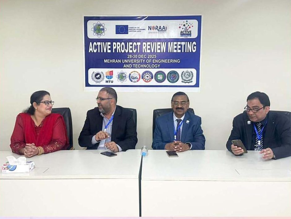 ACTIVE Project Review Meeting Hosted at MUET