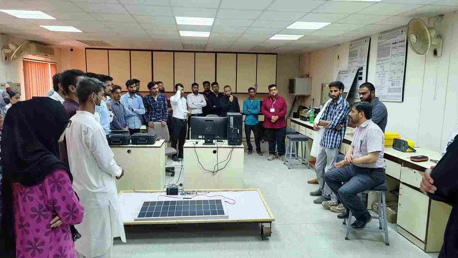 Dawood UET Students Visit NCRA CMS Lab