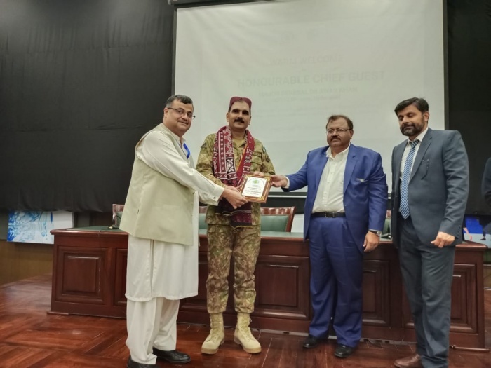 Major General Dilawar visit to MUET