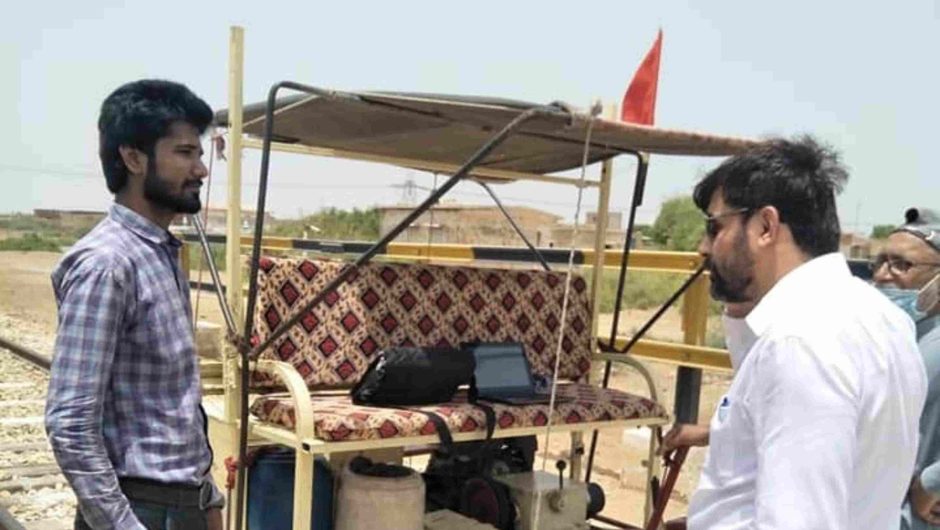 Railway Track Fault Diagnosis Testing at Jamshoro Station