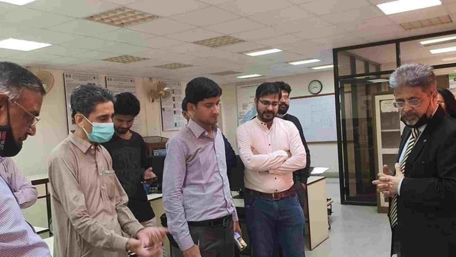 Mr. Azhar Rizvi Visit to NCRA-CMS Lab