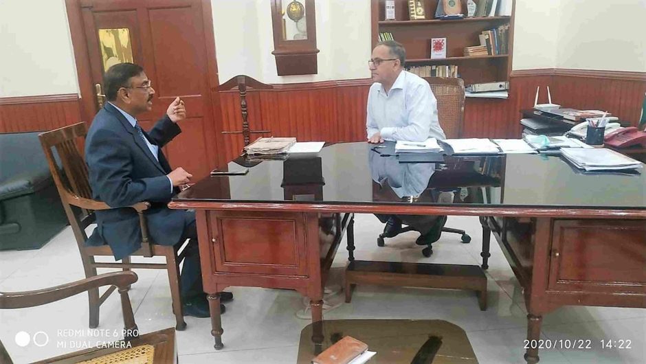 Meeting with Pakistan Railways Divisional Superintendent Karachi