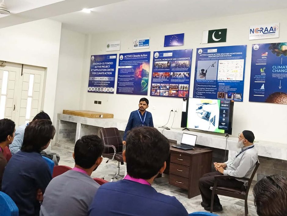 Weather Station Demonstration for Civil Engineering Students